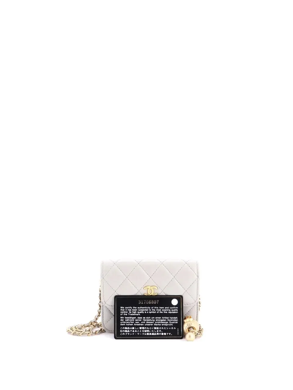 Chanel Pearl Crush Flap Clutch With #291457C23B
